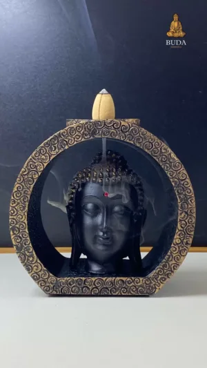 INCENSÁRIO REFLUXO CABEÇA BUDA (12CM)