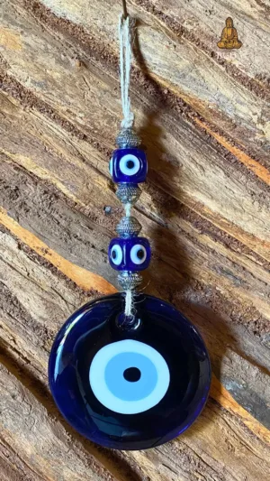 OLHO GREGO CORDA SISAL – VIDRO (30CM)