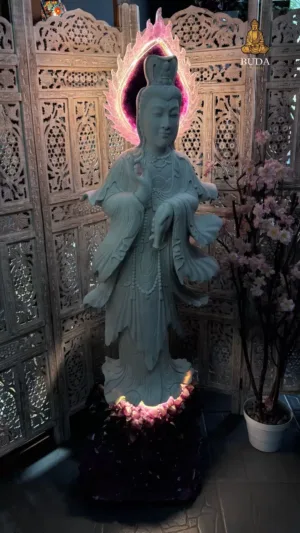 KUAN YIN MÃE DIVINA  - MARMORITE (1,75m)
