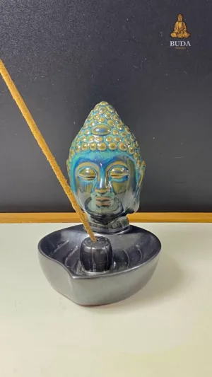 INCENSÁRIO BUDA – PORCELANA (10CM)