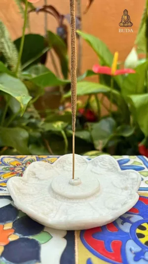 INCENSÁRIO MANDALA – MARMORITE (10cm)
