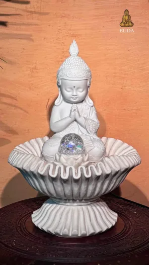 FONTE MONGE ORAÇÃO - MARMORITE (40cm)