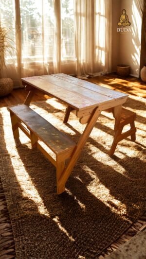 BANCO MESA - MADEIRA DEMOLIÇÃO